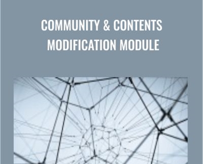 Community & Contents Modification Module