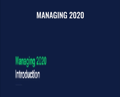Managing 2020 - Johnathan & Melissa Nightingale