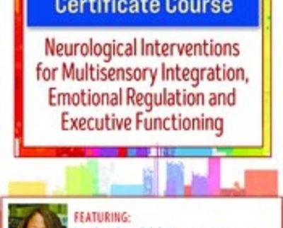2-Day Self-Regulation Certificate Course: Neurological Interventions for Multisensory Integration, Emotional Regulation and Executive Functioning - Varleisha D. Gibbs