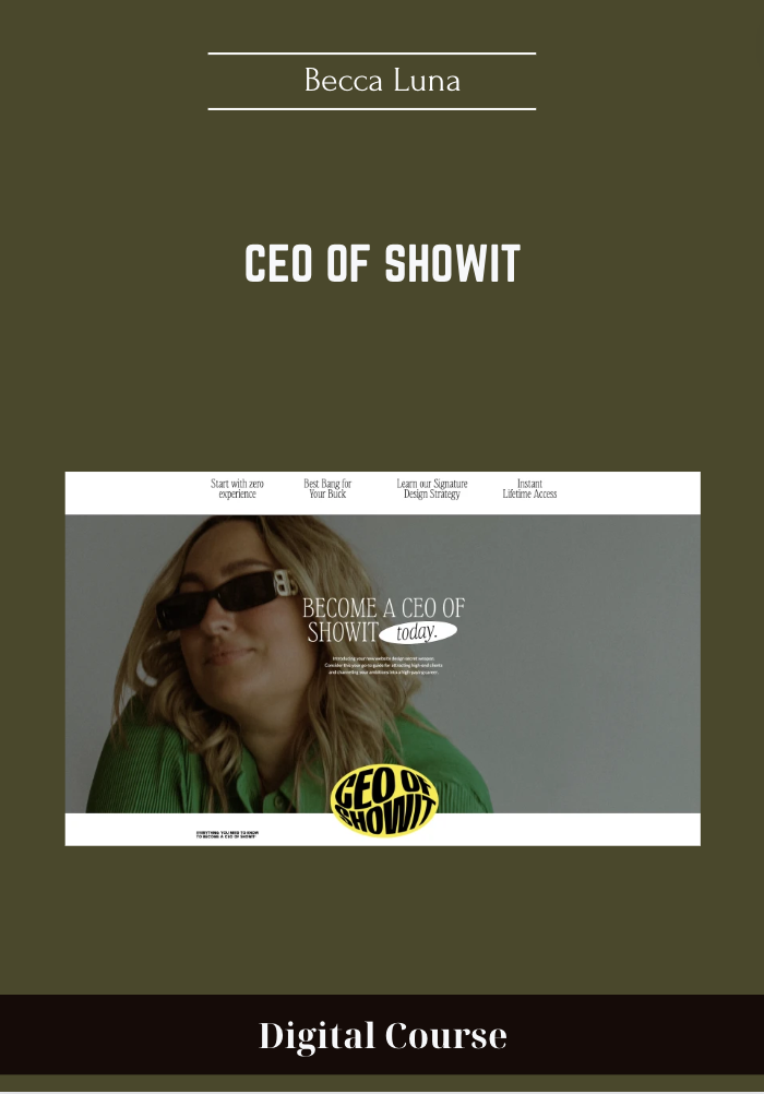 CEO of Showit - Becca Luna